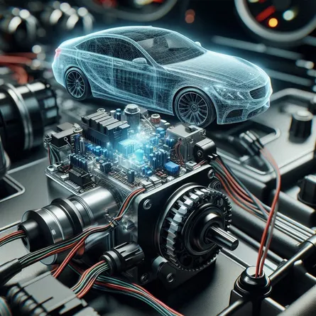 Control de motor eléctrico para automoviles